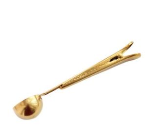 Coffee Clip Spoon-GOLD