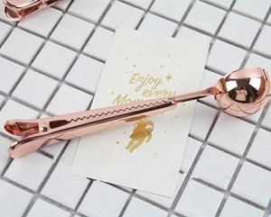 Coffee Clip Spoon-ROSE GOLD