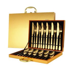 High-end tableware 24 piece set-GOLD