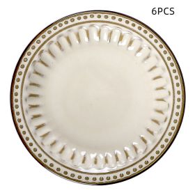 Ceramic Creative Western Food Plate Steak Spaghetti Plate-11inch